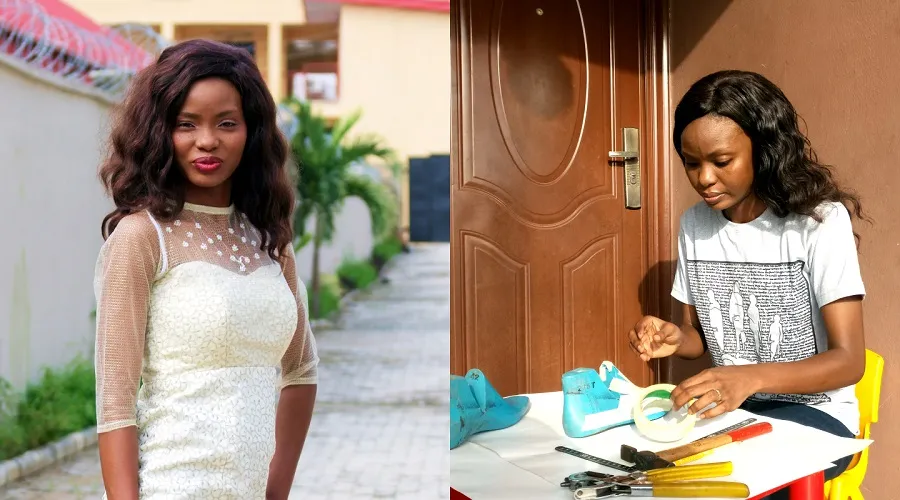 One of the top Nigerian woman shoemaker - Gbemi Shoemaker; Founder. Ruby & Desy