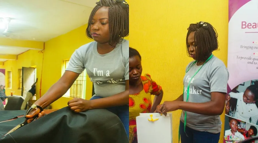 One of the top Nigerian ladies who makes shoes - Olamide Ogunsanya (BeautyMatics)