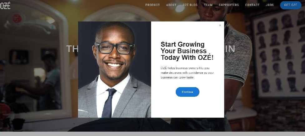 OZE website screenshot - Smepeaks