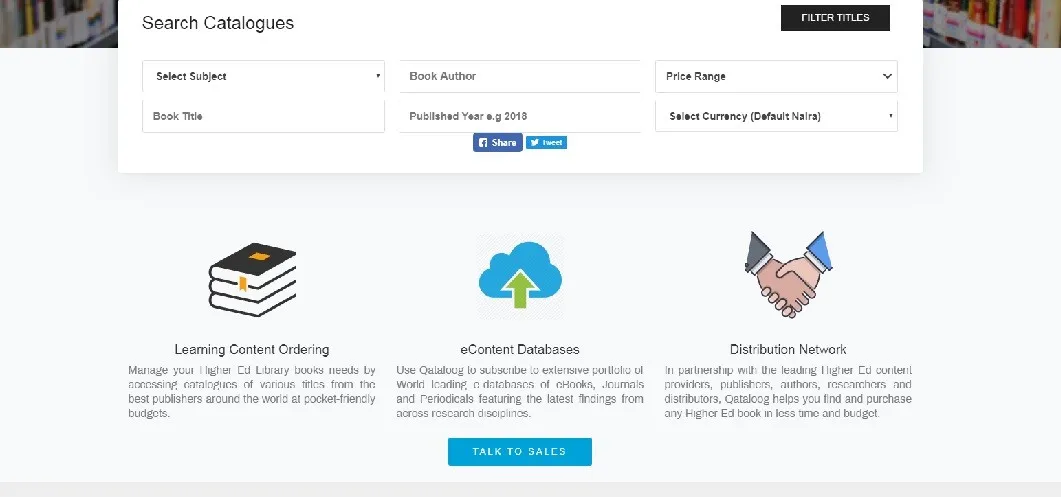 Qataloog's website screenshot - Smepeaks