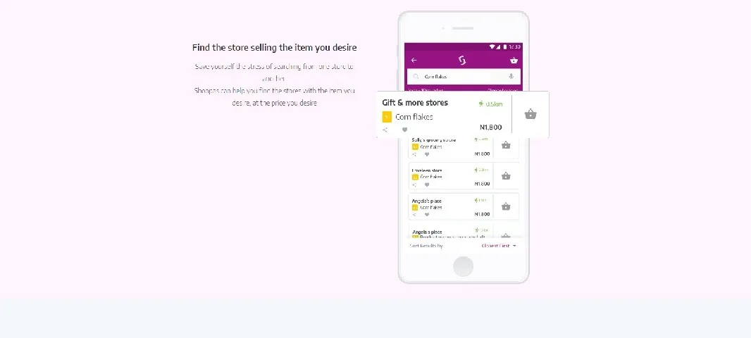 Shoopas website screenshot - Shoopas