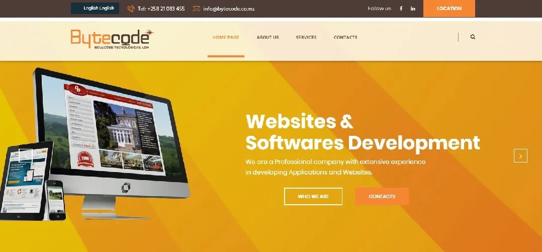 Bytecode website screenshot - Seedstars Maputo