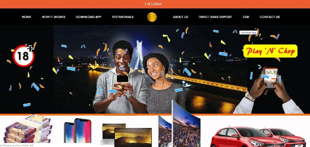Ekojara website screenshot - Ekojara