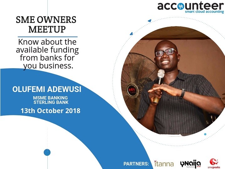 Olufemi Adewusi - Accounteer SME Meetup Facilitator, Smepeaks.com