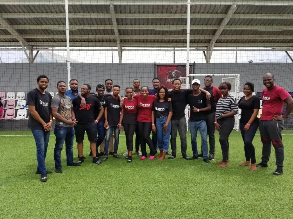The 2018 Accelerator Programme cohort and the Itanna team at a team bonding event.