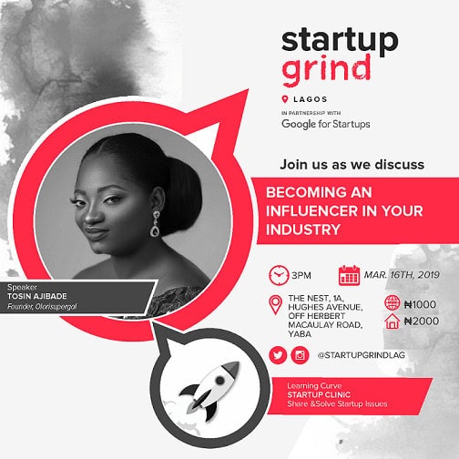 Startup Grind Tosin Ajibade