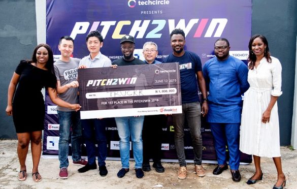  Trukrtech, a startup from Ghana won ₦1m as champion of Pitch2Win competition 2019