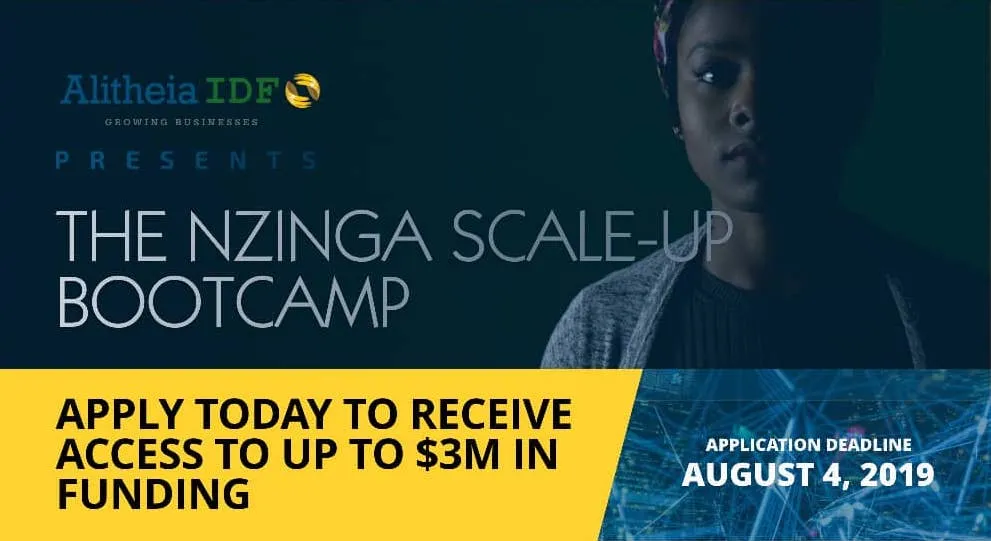 Nzinga Scale-Up Bootcamp Flyer