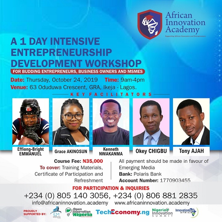 African Innovation Academy Workshop 2019