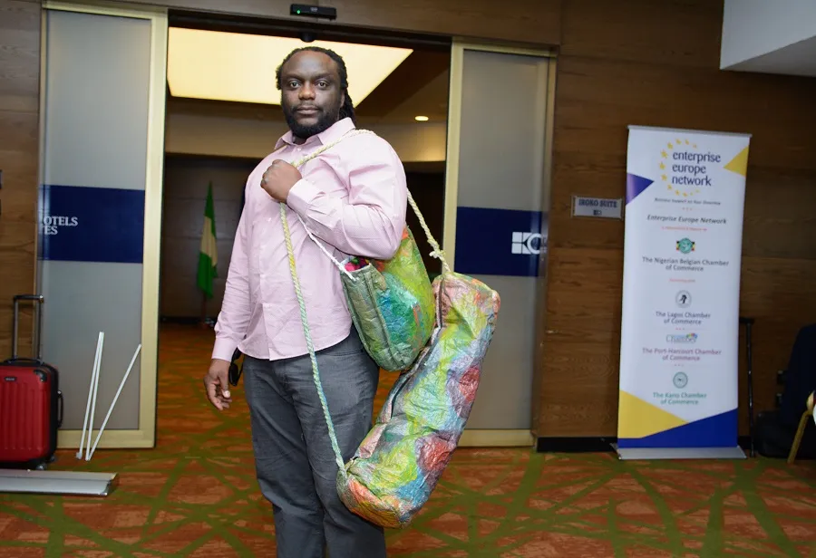 Meet Ifesinachi Comedy, an environmental artist making a huge business from organic wastes