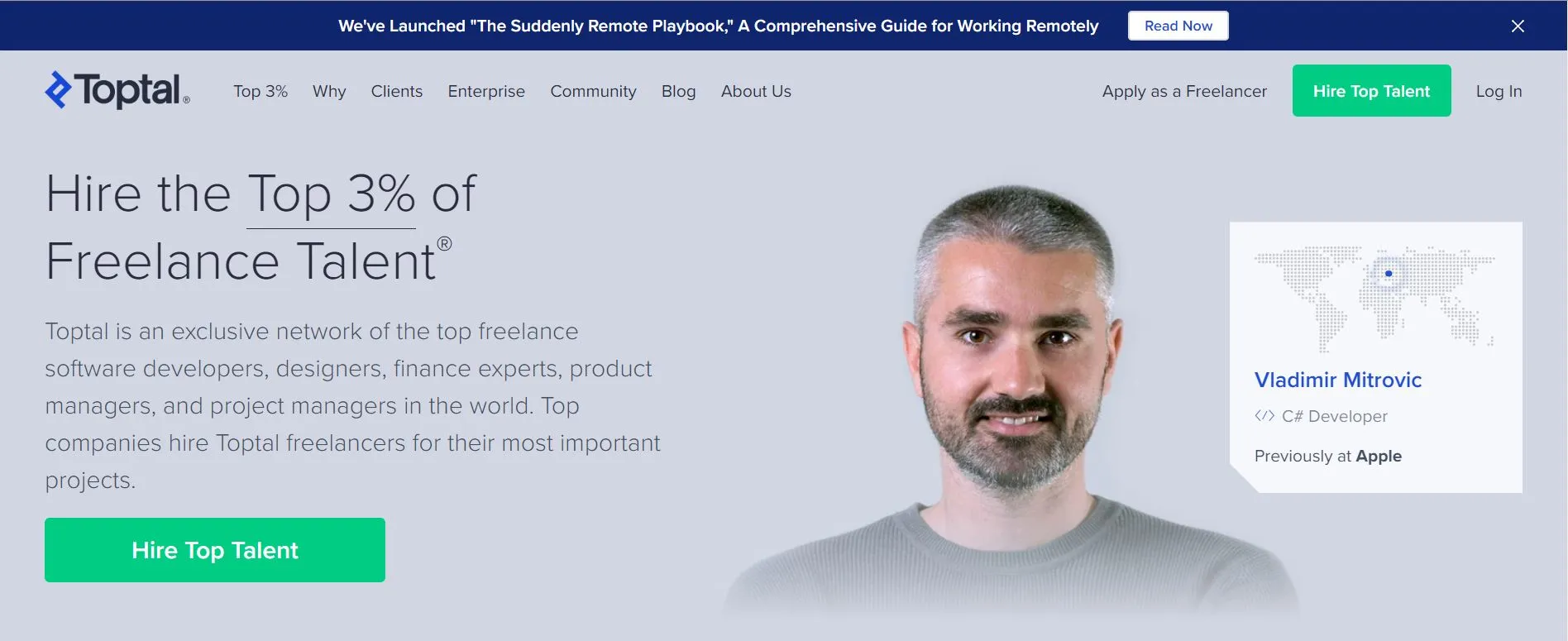 TopTal Screenshot 