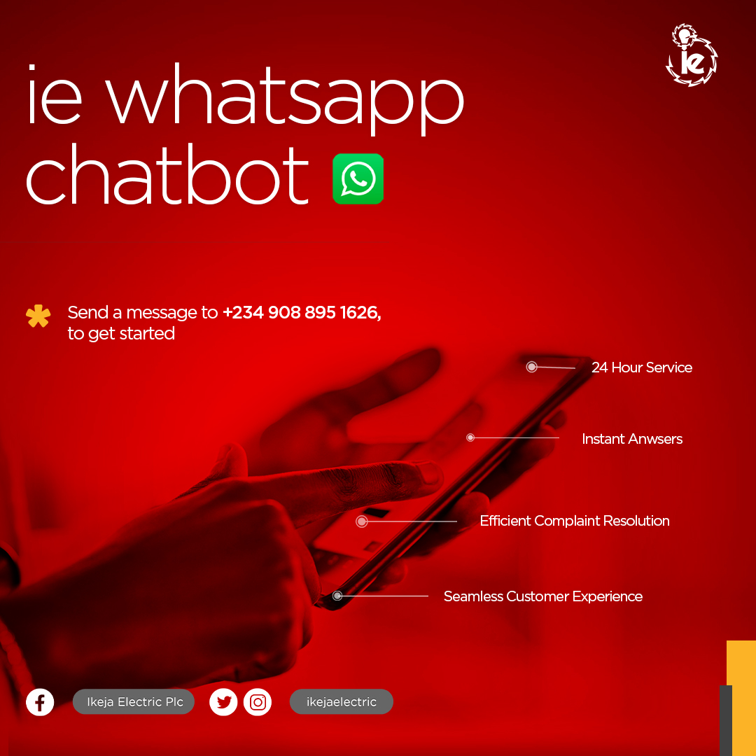 Ikeja Electric launches WhatsApp Chatbot 