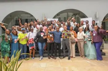 Mid-stage African entrepreneurs group picture
