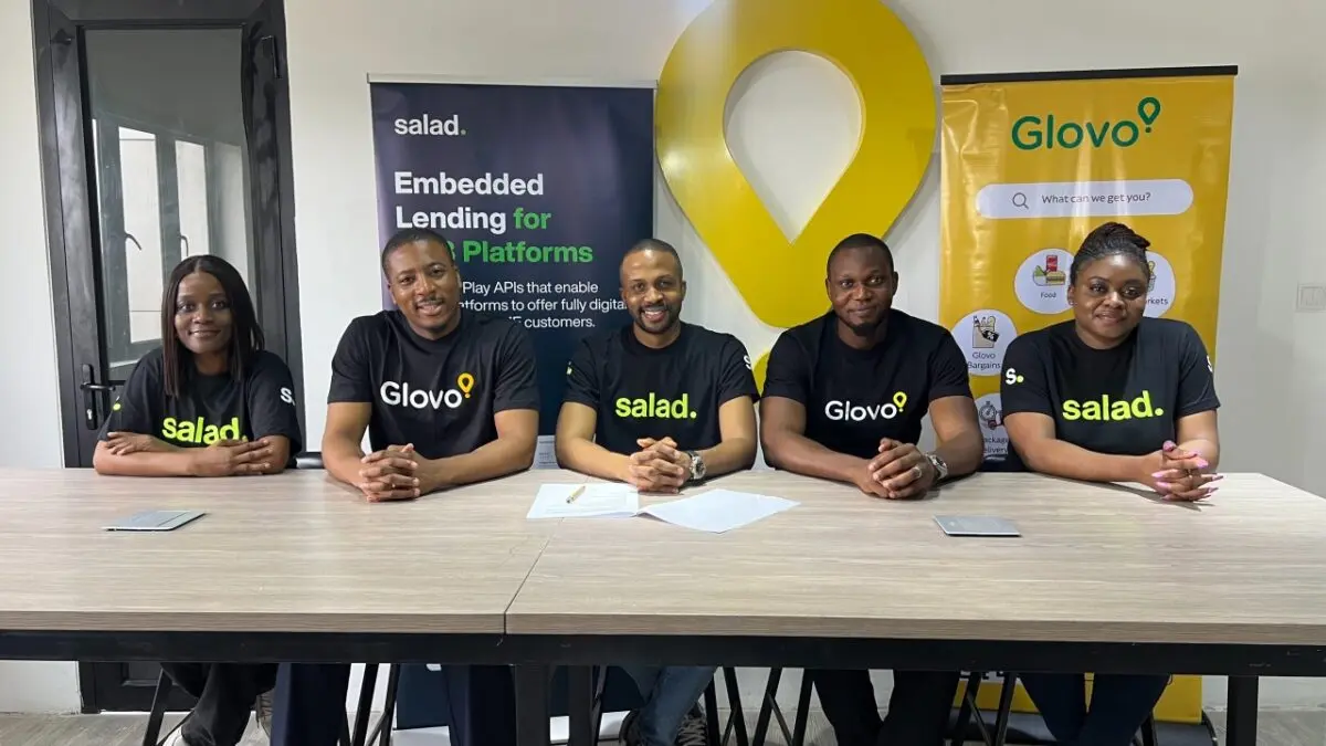 Glovo Local and Salad Africa's partner to offer loans for SMEs, ranging from ₦50,000 to ₦100 million.